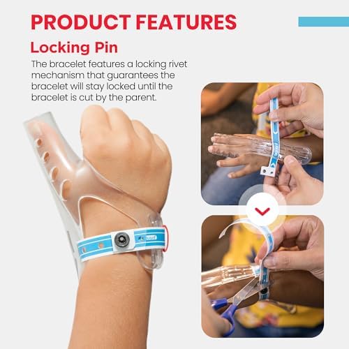 Child wearing TGuard wristband for habit prevention