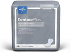 Medline ultimate absorbency eight by seventeen inch disposable unisex pads.