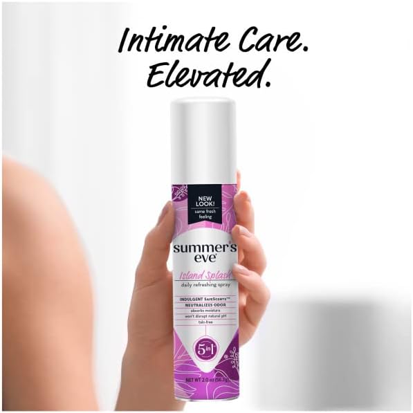 Clinical strength feminine freshening spray with Vitamin E for sensitive skin protection