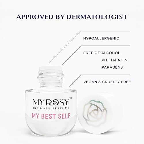 Authentic MyRosy USA imported feminine fragrance oil packaging