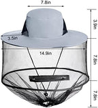 Sucrain sun hat showing the front zipper access feature