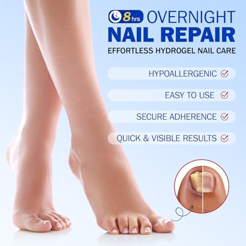 Close up of 8-hour extra strength nail renewal patch texture