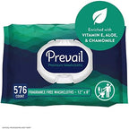 Prevail adult incontinence wipes soft pack dispensing lid