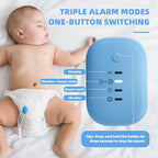 MOSKESON nocturnal enuresis monitor with high sensitivity clip on underwear sensor