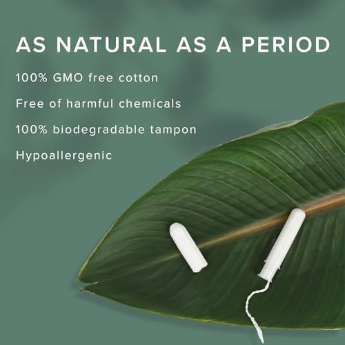 Veeda regular absorbency tampons with compact BPA-free applicator
