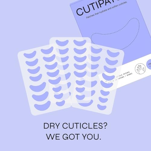 Nail care self care routine using Cutipatch imported cuticle patches