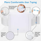 Adjustable elastic strap mechanism of the medical PEG tube protector.