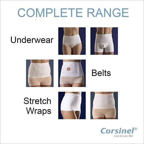 Corsinel StomaSafe Plus packaging showing sizing and tytex branding
