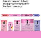 One A Day Women's Prenatal Advanced with brain support ingredients.