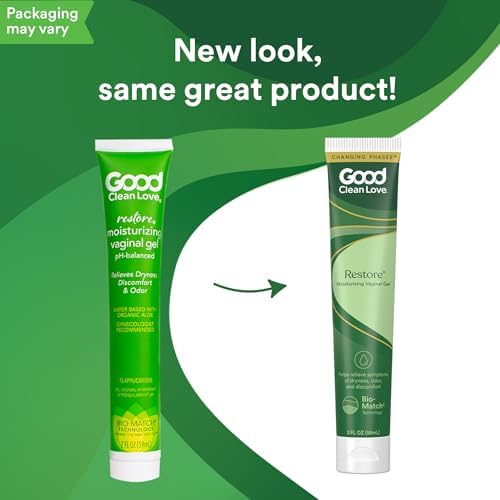 Texture shot of water-based Good Clean Love Restore vaginal moisturizer