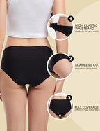 Model wearing EcoPeriod leakproof no show panties
