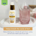Vagisil 2 ounce tube of fragrance-free itch protection cream for women.