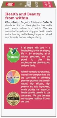 Non-GMO plant-based colostrum capsules bottle by CATALO brand showing capsule count.