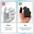 Waterproof powder free silicone finger gloves used during a professional nail care treatment