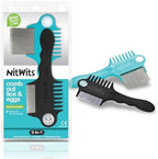 NitWits Head Lice and Egg Comb Twin Pack front view for lice removal