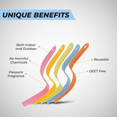 RiptGear mosquito bands in various colors for family