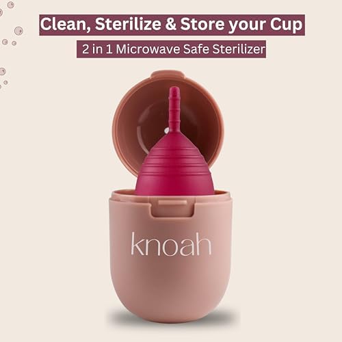 Close up of KAVODA reusable period cup highlighting flexible silicone texture.