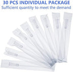 Nuanchu 12FR transparent PVC catheter tubes showing 15cm length measurement.