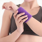 Unisex Moisture Wicking Wristband Worn During Tennis Match