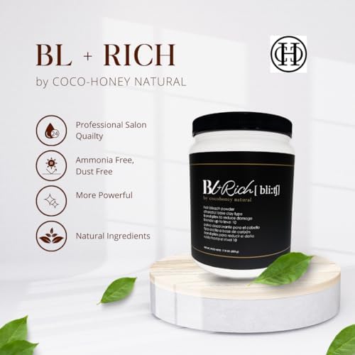 Premium imported charcoal hair bleach powder consistency instructions on back of tub