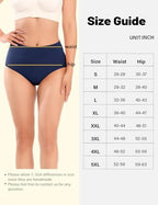 Washable bladder control briefs for women highlighting the breathable cotton fabric texture