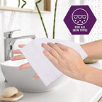 Large size non moistened personal care towels ideal for baby and senior hygiene.