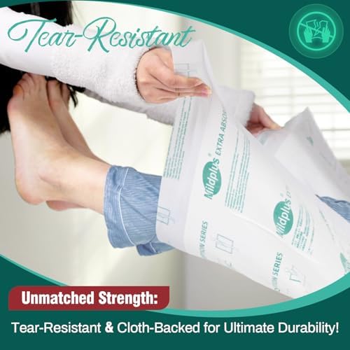 Full pack of 25 count Mildplus disposable bed chucks