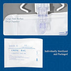 Demonstration of BeHerk bag hanging hook and drainage valve.
