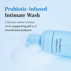 Lactomedi intimate wash bottle showing foam pump dispenser