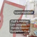 Vakly overnight incontinence liners for post birth recovery protection