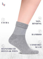 Close up of seamless toe design on Hugh Ugoli bamboo socks for irritation-free comfort.