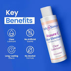 Educational label detail of Safe N' Simple Assure C ostomy pouch lubricant