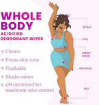 Lume skin loving aluminum free wipes for 24 hour odor control