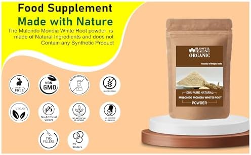 Organic Mulondo root powder supplement facts and usage instructions