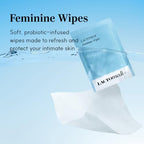 Individually wrapped LACTOMEDI unscented wipes for on-the-go use