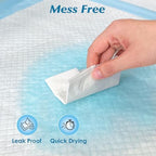 Demonstration of the high polymer core material transforming liquid into gel for rapid dryness