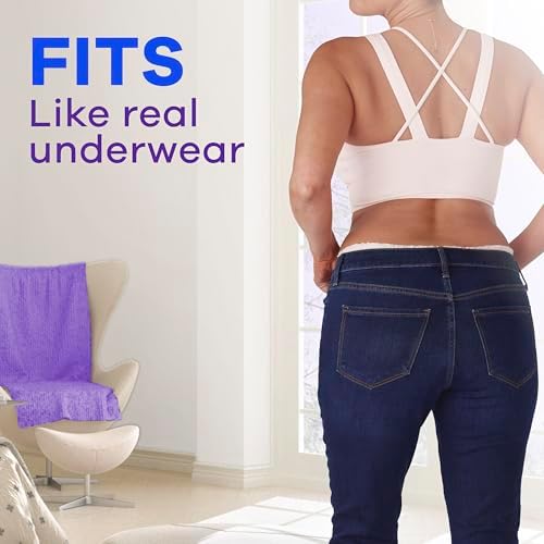 Always Discreet small medium classic cut disposable underwear showing stretch waistband flexibility