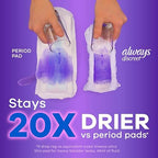 Authentic Always Discreet imported personal care pads for women packaging