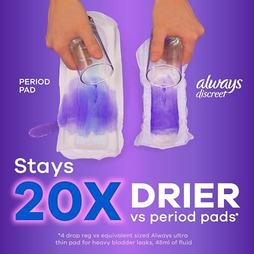 Authentic Always Discreet imported personal care pads for women packaging
