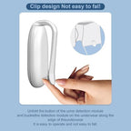 Wireless potty training sensor clipped to child underwear for moisture detection