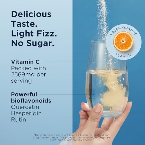 Designs for Health high potency vitamin C drink powder dietary facts label