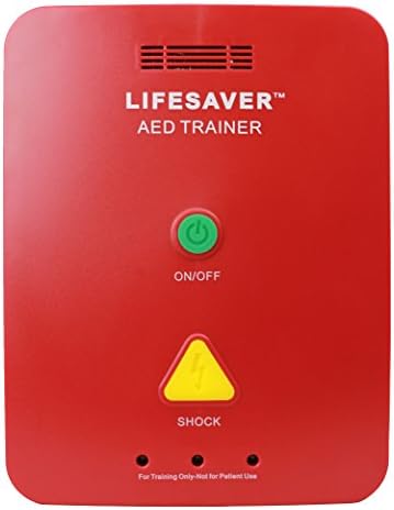 CPR Savers training device with adult and child pads for defibrillator practice.