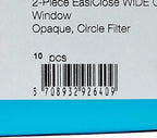 Premium imported ostomy care pouch showing the open inspection window for easy stoma visualization.