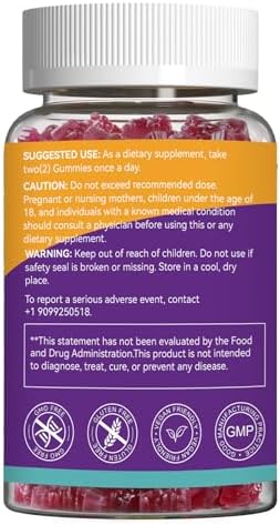 Chewable mixed berry flavored antioxidant gummies for adults and kids