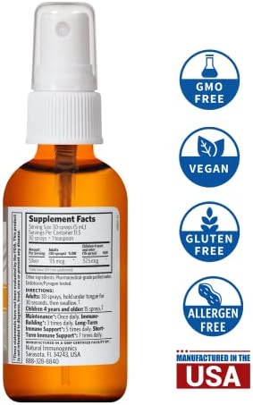 Argentyn 23 Professional Formula travel size two fluid ounce fine mist spray bottle.