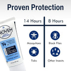 Proven fourteen hour protection outdoor camping bug repellent lotion