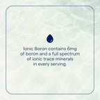 Trace Minerals Ionic Boron liquid bottle showing serving size details