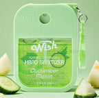 Wish Hand Sanitizer Spary Travel Size Spray 4-Piece 1.2 FL OZ (35ML) Each, Black Plum vanilla, Violet orchid sandalwood, Sweet Guava Fresh Coconut, Cucumber Melon, Hydrating and Moisturizing,(4 pack) - Image 7