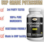 Premium clean formula potassium iodine emergency survival kit supply bottle