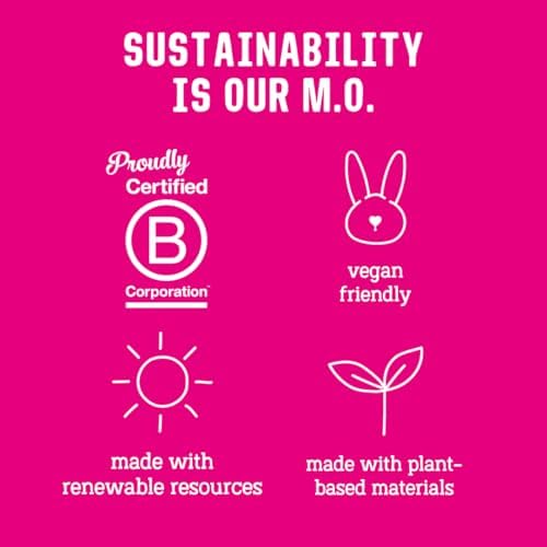 Instructions and features of FLO vegan and cruelty free tampons